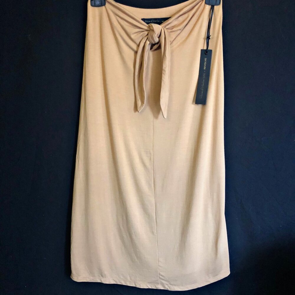 House of Harlow 1960 x Revolve Tie-Front Midi Skirt — BNWT